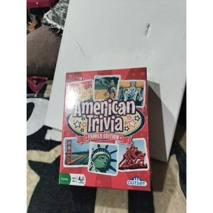 OUTSET 18015 American Trivia Card Board Game Sealed
